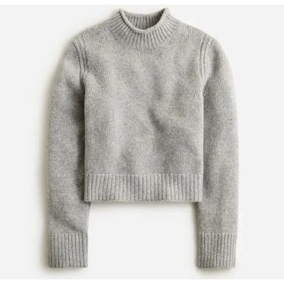 J.Crew Cashmere Rollneck Mockneck Turtleneck Sweater Gray Size XXS - Picture 1 of 6